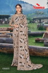 Saumya By Ajaya Designer Dull Moss Double Printed Sarees Catalog